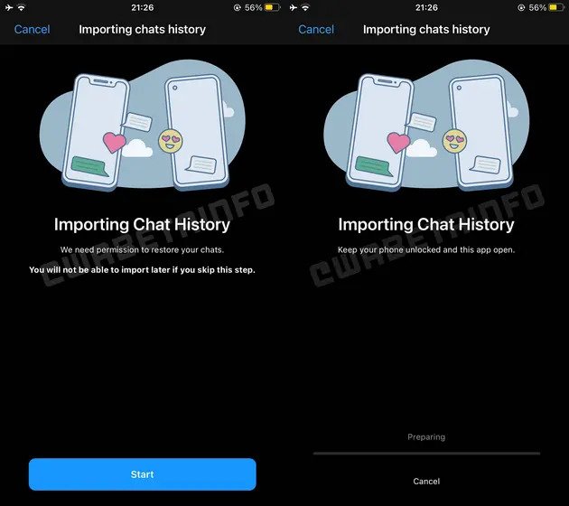 WhatsApp Yakında Sohbet Geçmişini Android'den iOS'a Taşımanıza İzin Verecek!