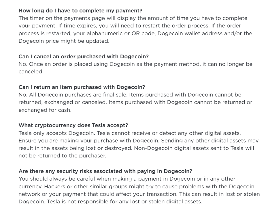 Tesla Dogecoin İle Ödemeleri Kabul Ediyor! Ancak Önemli Bir Detay Var...