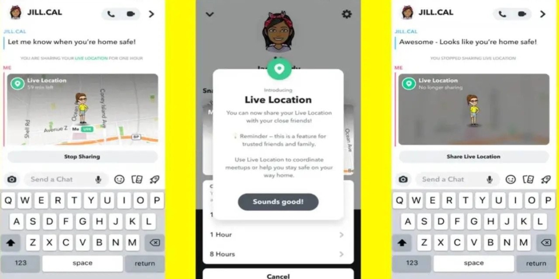 Snapchat, Canlı Konum Takibi Özelliğini Kullanıma Sundu!