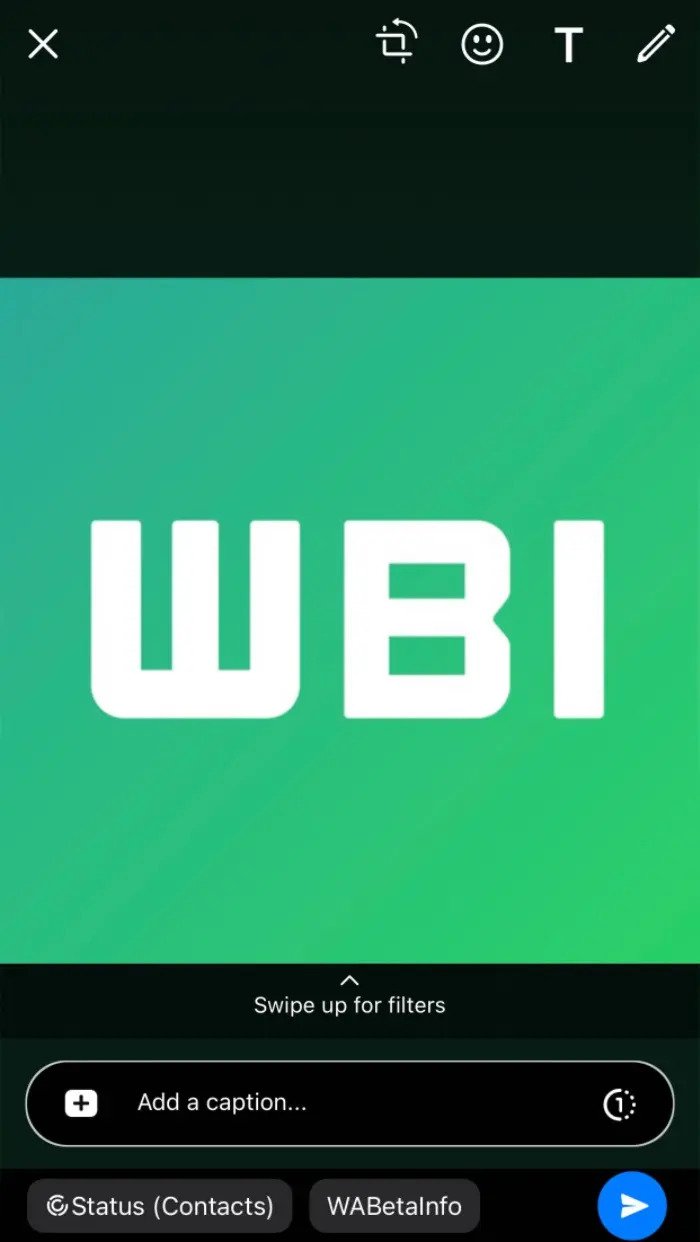 WhatsApp iOS İçin, Kamera Arayüzünü Yeniden Tasarlıyor