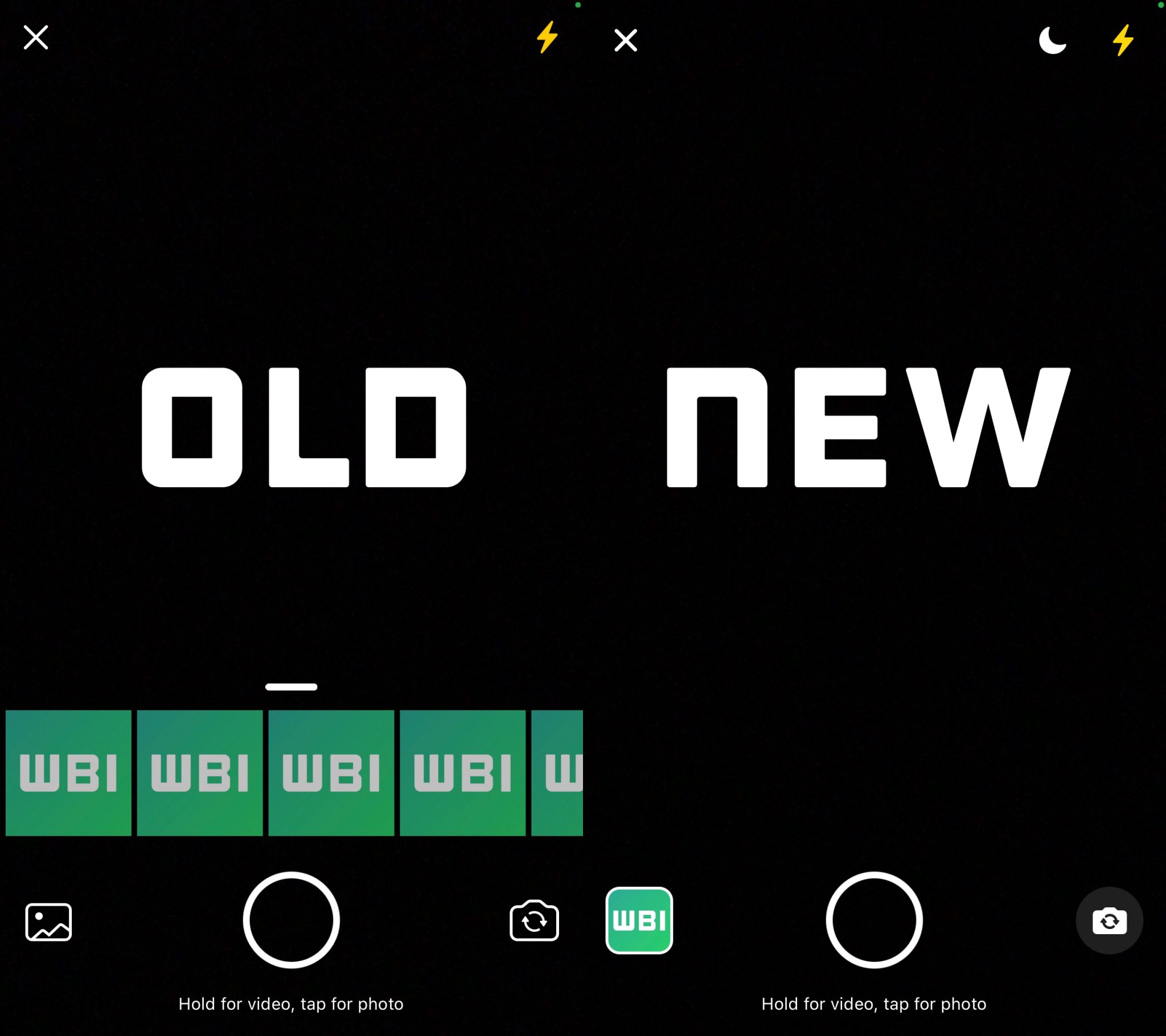 WhatsApp iOS İçin, Kamera Arayüzünü Yeniden Tasarlıyor