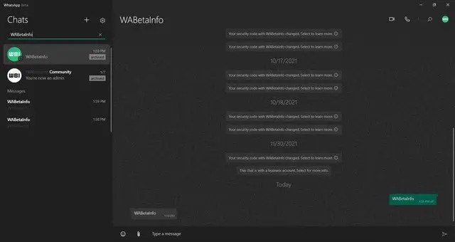 Windows İçin WhatsApp UWP Uygulaması, Karanlık Tema Desteği Kazandı!