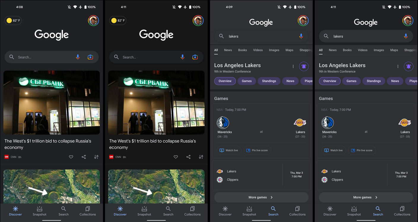 Google Uygulaması, Daha Koyu Bir Karanlık Modu Test Ediyor!