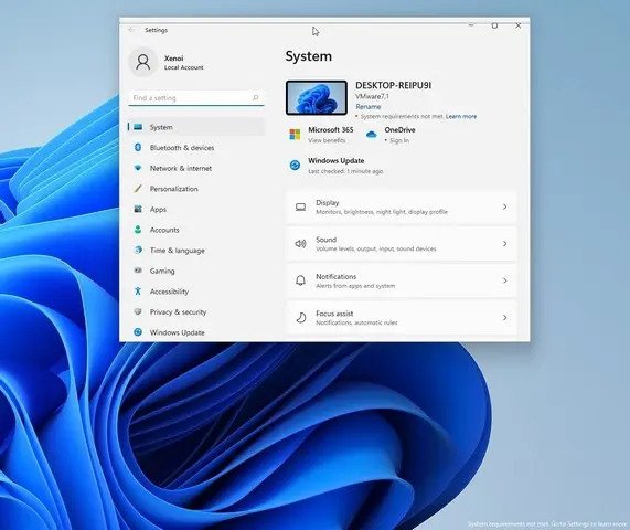 Microsoft, Windows 11 Sistem Gereksinimlerini Karşılamayan Bilgisayarlarda Filigran Gösterecek!