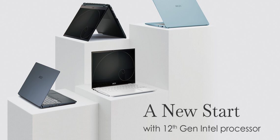 MSI, 12.Nesil Intel Core işlemcili Yeni İş ve Üretkenlik Laptoplarını duyurdu.