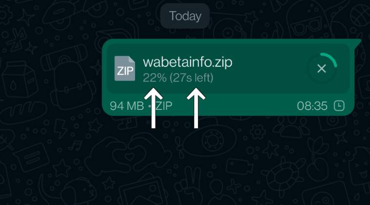 WhatsApp Dosya Aktarımı İlerleme Durumunu Gösterecek Özelliği Test Ediyor!
