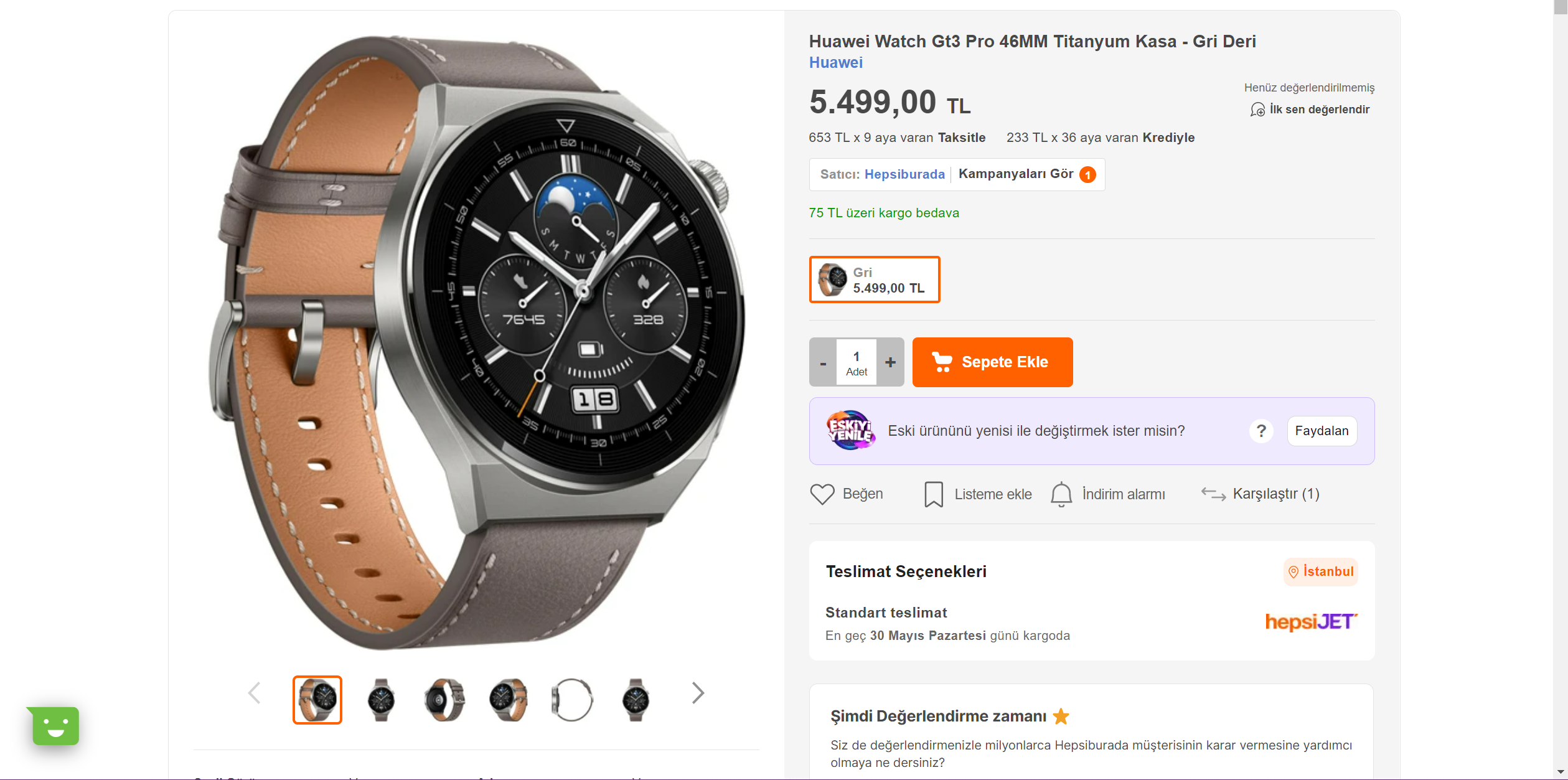HUAWEI Watch GT 3 Pro Serisinin Türkiye Fiyatları Listelendi!