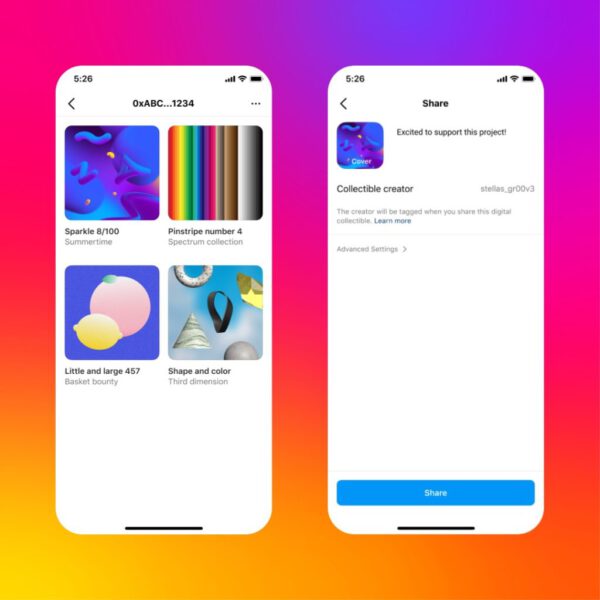Meta, Instagram'daki NFT Desteğini 100 Ülkeye Genişletiyor! Meta-Instagramdaki-NFT-Destegini-100-Ulkeye-Genisletiyor