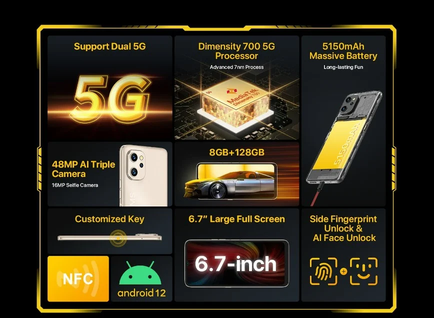 UMIDIGI F3 5G Piyasaya Sürüldü UMIDIGI F3 5G telefon özellikleri