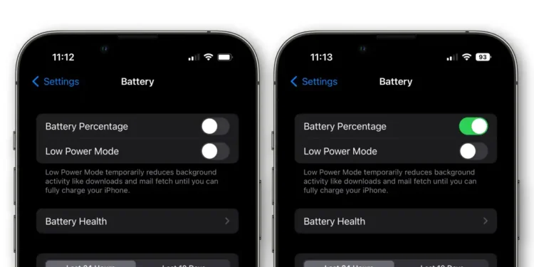 iOS 16 ile Çentikli iPhone Modelleri Pil Yüzdesine Kavuşuyor!