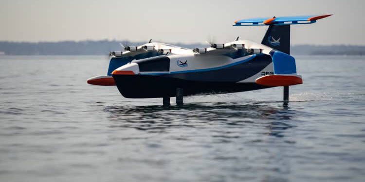Regent, Elektrikli Deniz Planörünü Test Etti