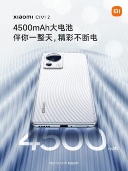 Xiaomi Civi 2 Kamera ve Pil Özellikleri Ortaya Çıktı!