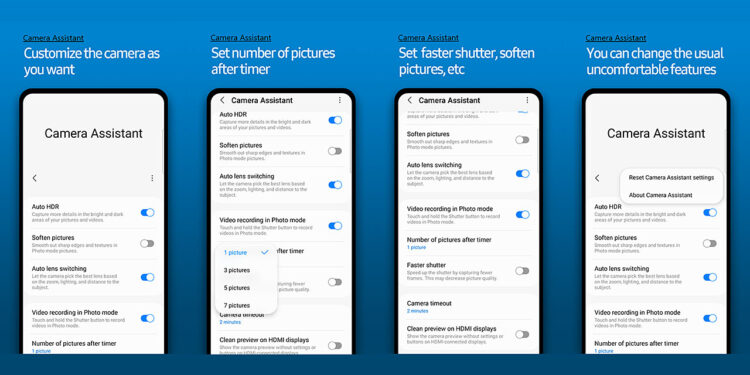 Samsung, Yeni Camera Assistant Uygulamasını Başlattı