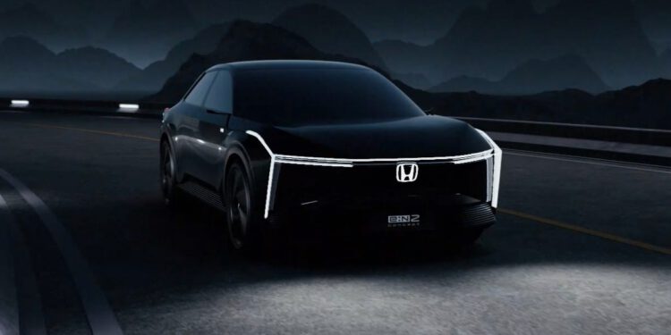 Honda Çin Pazarı İçin Ürettiği Elektrikli Arabasını Tanıttı!