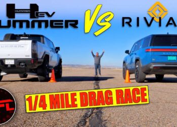 Hummer EV İle Rivian R1S Pistte Kozlarını Paylaştı!