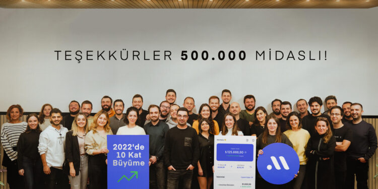 Midas, 500.000 Kullanıcıya Ulaşarak 2022 Yılını Rekor Büyüme ile Geride Bırakıyor