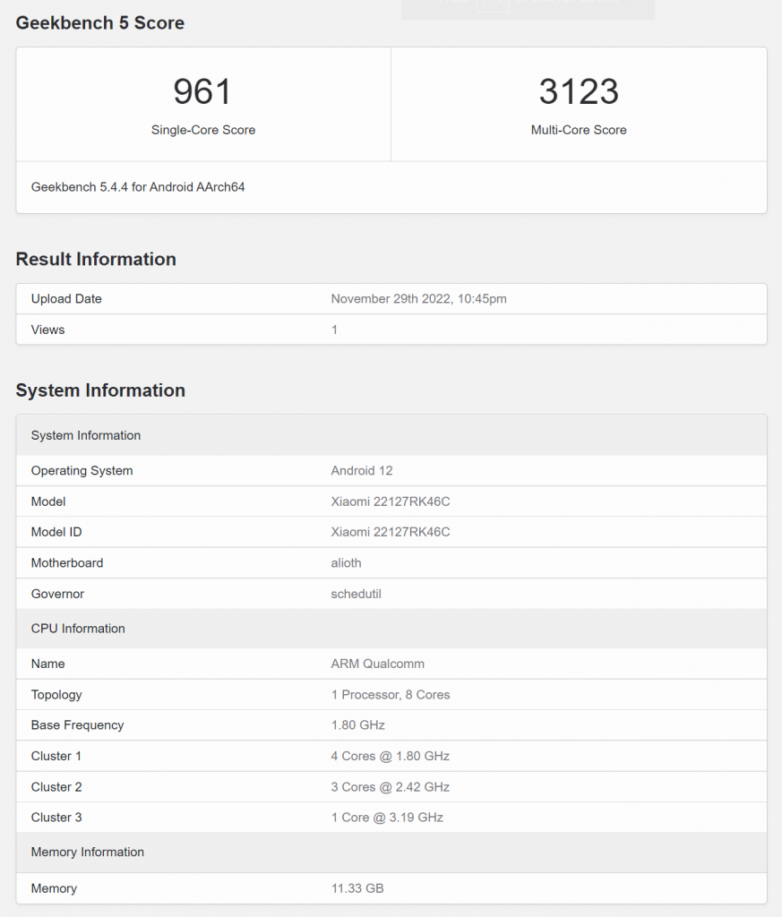Redmi K60E, Snapdragon 870 İşlemcisini Kullanacak