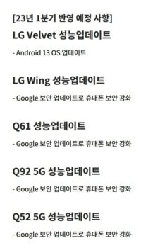 LG Velvet'e Android 13 Müjdesi: 2023'ün İlk Çeyreğinde Güncellenecek! LG Velvet'e Android 13 Müjdesi: 2023'ün İlk Çeyreğinde Güncellenecek!