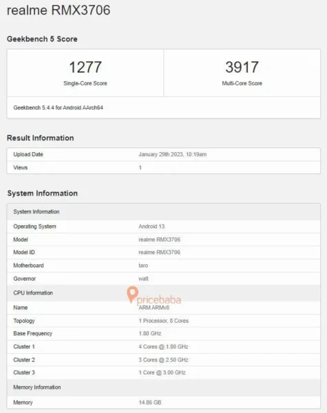 Realme GT Neo 5 150W