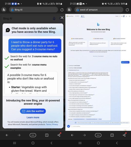 ChatGPT Bing AI