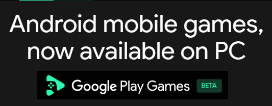 Google Play Games for PC