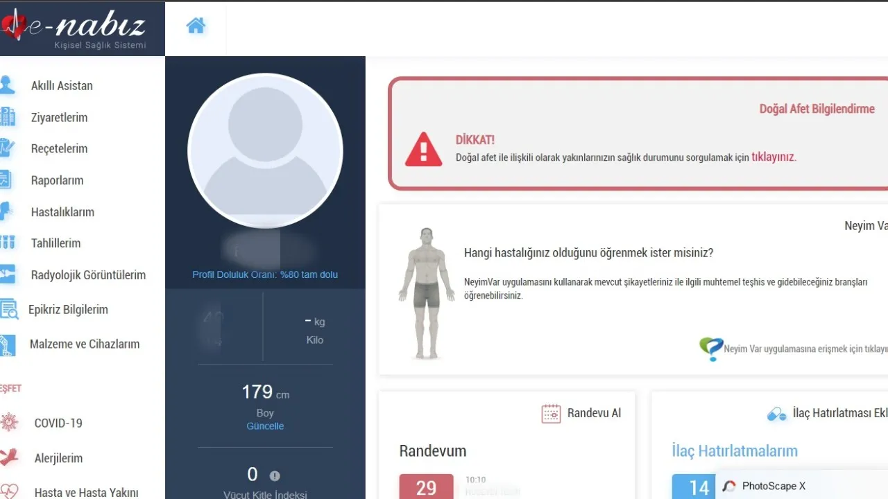 e-Nabız Depremden Sonra Yakınlarını Bulamayanlar İçin Fotoğraf Özelliğini Getirdi