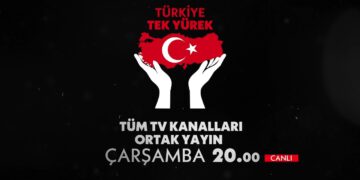 8 Büyük Kanaldan Depremzedeler İçin Ortak Canlı Yayın; Türkiye Tek Yürek