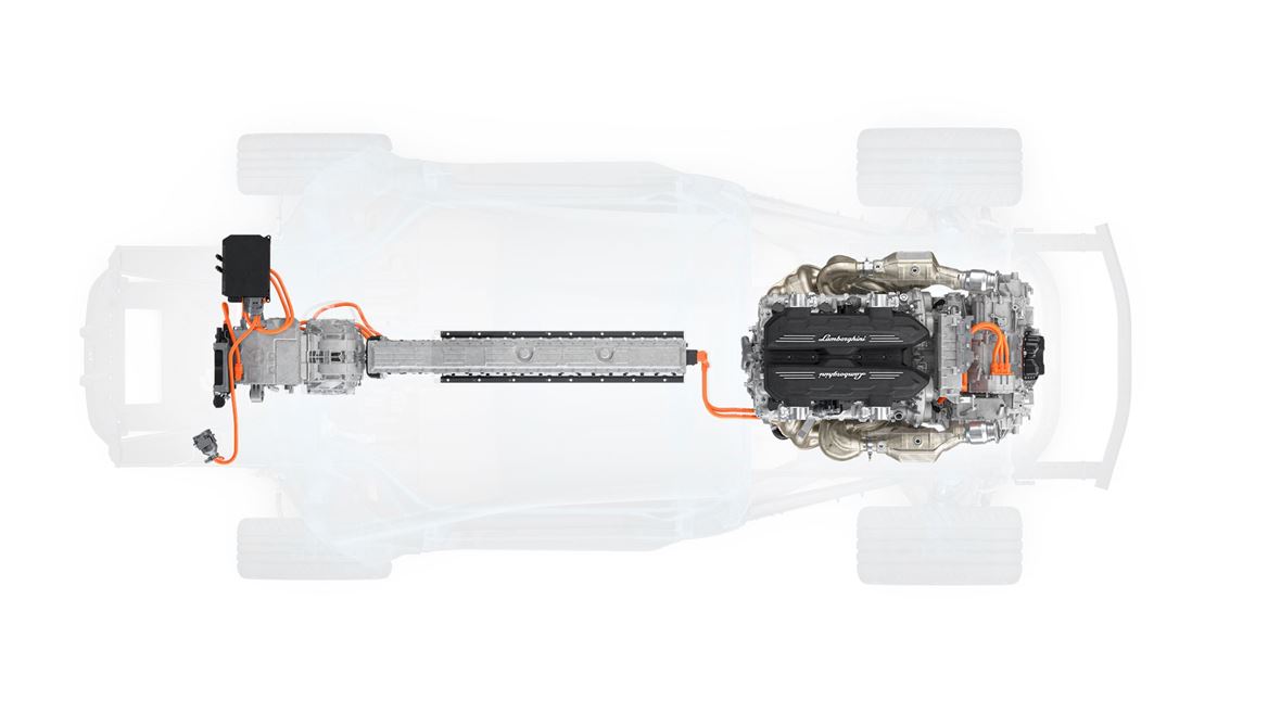 Lamborghini LB744 Hibrit 1.000 HP'nin Üzerinde Güce Sahip Olacak