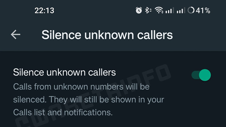 Whatsapp, Bilinmeyen Numaralardan Gelen Çağrıları Sessize Alacak