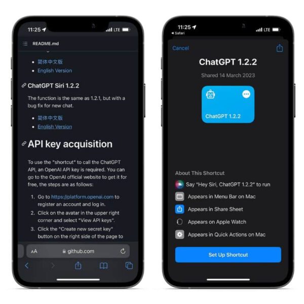 ChatGPT Siri