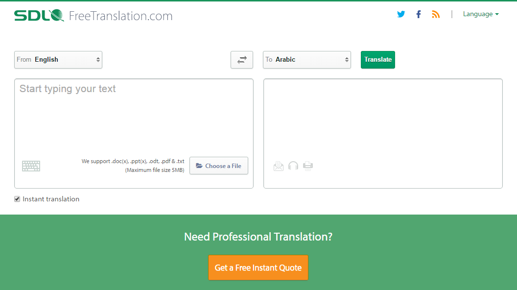 SDL-FreeTranslation