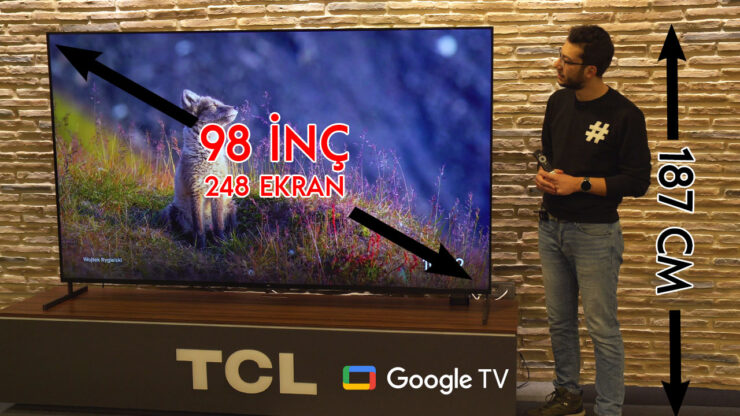DEVASA GOOGLE TV! | TCL 98C735 4K QLED TV İncelemesi
