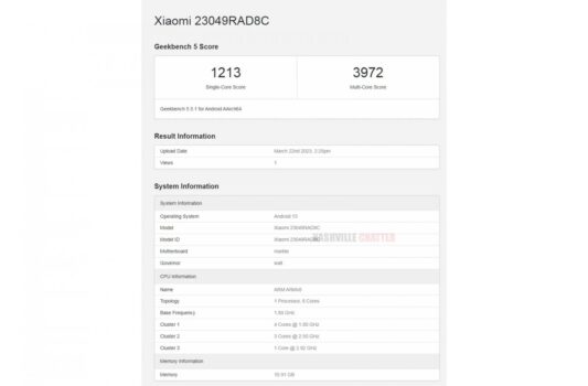 Redmi Note 12 Turbo