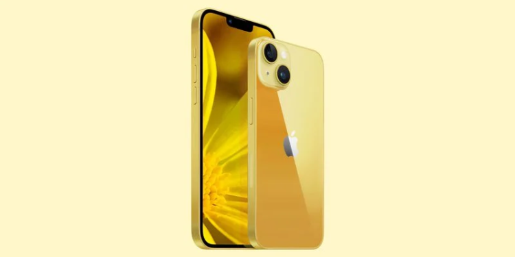 sarı iphone 14