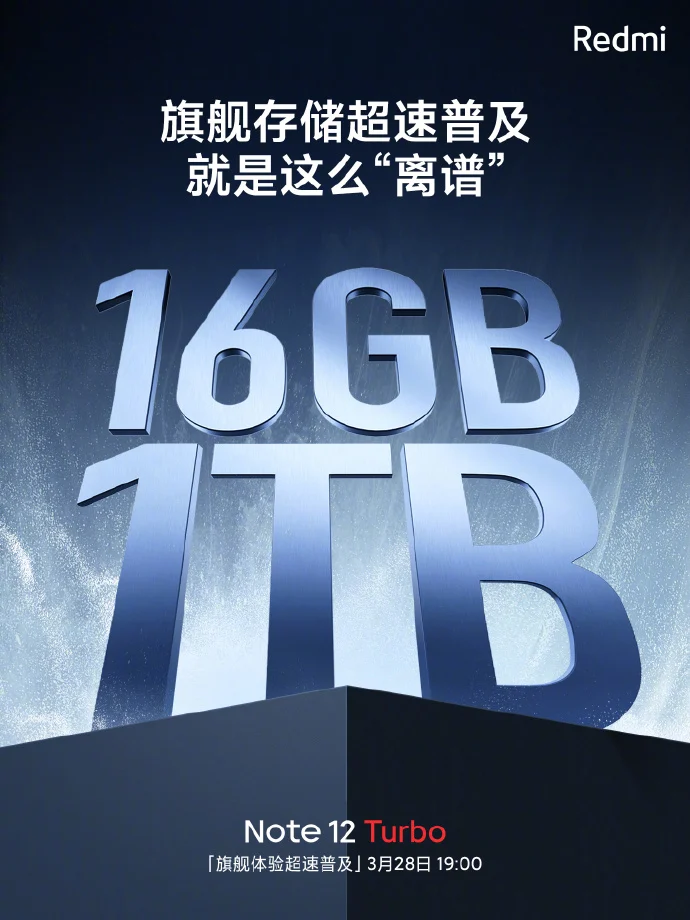 Redmi Note 12 Turbo 5G