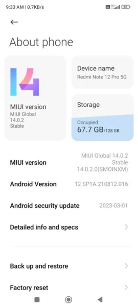 Redmi Note 12 Pro