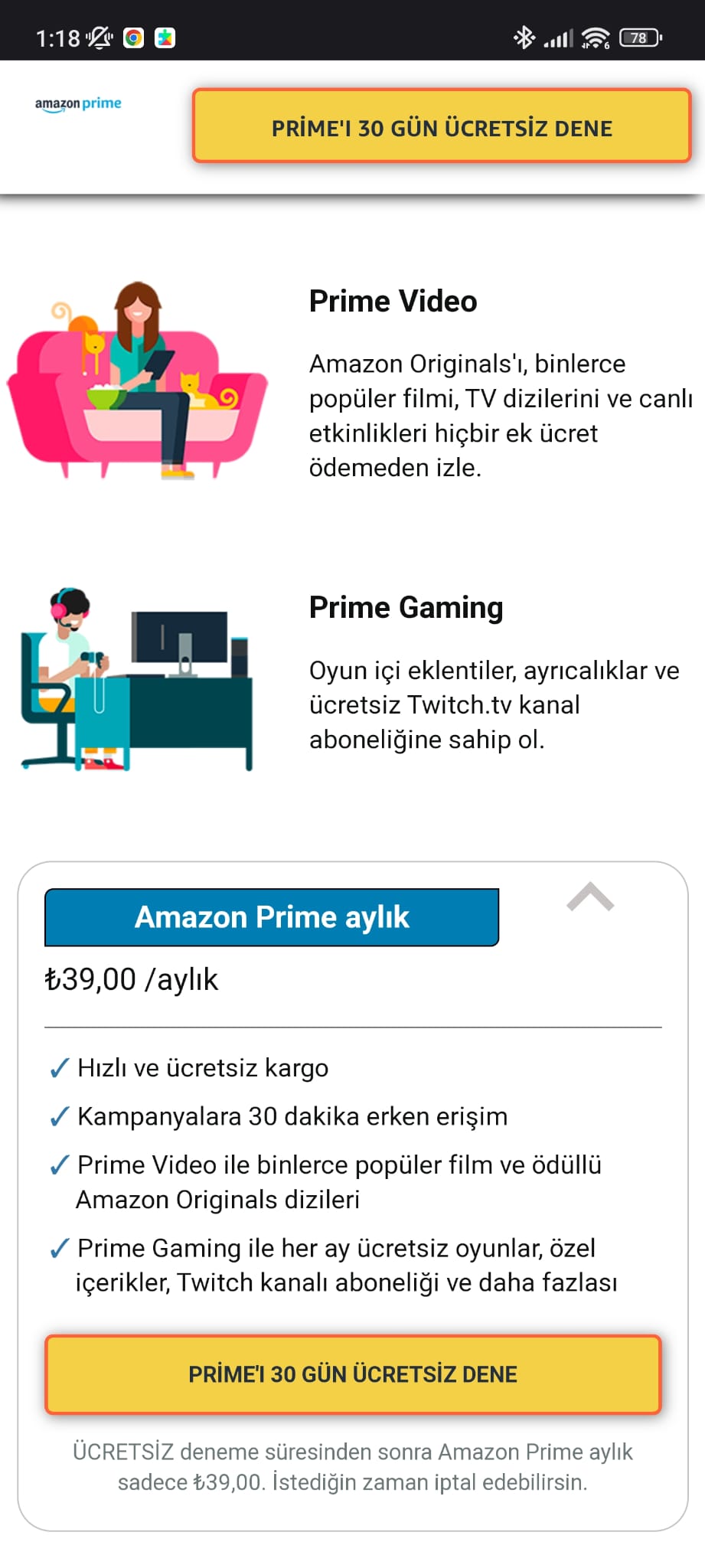 Amazon Prime Abonelik Ücretine Zam Geldi Hardware Plus HWP