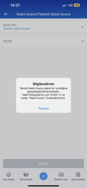 Kredi Kartı Nakit Avans Dönemi Sona Erdi