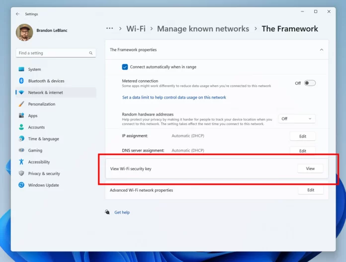 Windows 11 wifi şifresi bulma