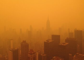 New York Toz İçinde Kaldı! Meksika Filtresi Uygulanmış Gibi!