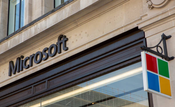 LONDON, UNITED KINGDOM - 2023/06/25: General view of a Microsoft Shop in Oxford Street. (Photo by Pietro Recchia/SOPA Images/LightRocket via Getty Images)