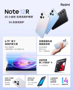 Redmi Note 12R Snapdragon 4 Gen 2 İşlemcili İlk Telefon Oldu!