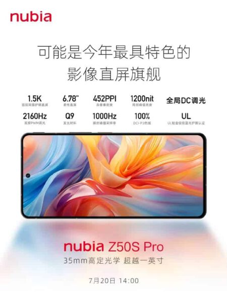 Nubia Z50S Pro Tüm Çıplaklığı ile Karşımızda