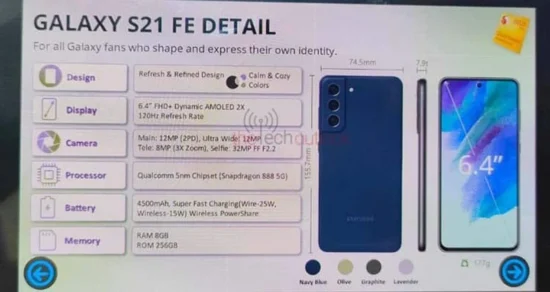 Galaxy S21 FE 2023 Gerçek Oluyor! Tanıtım Çok Yakın!