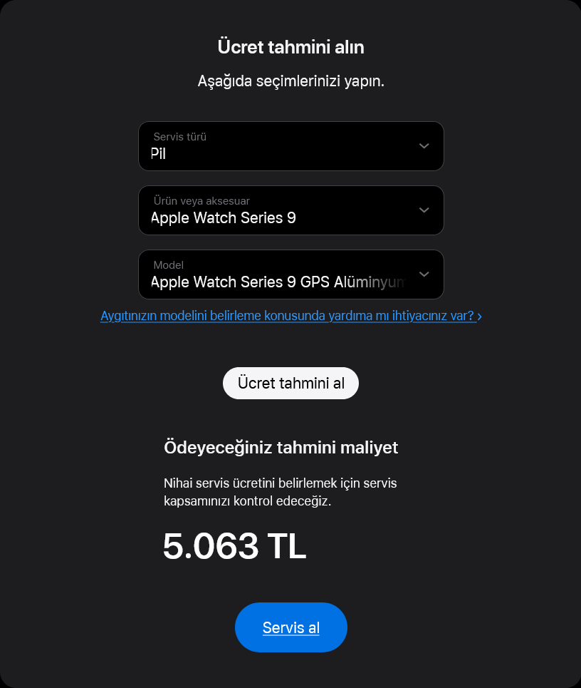 Apple Watch Pil Değişim Ücretlerine Zam! Tamir Etmeyi Unutun! Apple Watch Pil Değişim Ücretlerine Zam! Tamir Etmeyi Unutun!