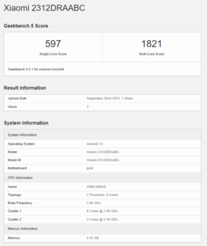 Dimensity 6080 İşlemcili Redmi Note 13 5G Geekbench Testinde Ter Döktü!
