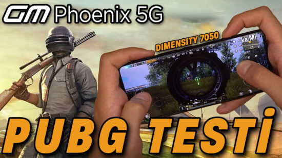 General Mobile GM Phoenix 5G ile PUBG Testi! | MediaTek Dimensity 7050