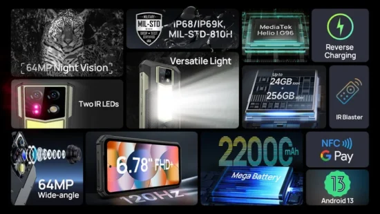 Ulefone Armor 24 Tanıtıldı! 22.000mAh Bataryasıyla Akü Gibi Telefon!