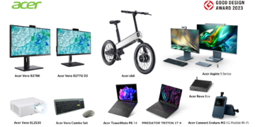 Acer'ın ebii Elektrikli Bisiklet ve Bilgisayar Ürünleri, 2023 Good Design Awards'dan ödüllerle döndü