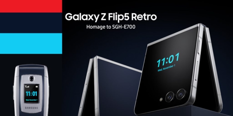 Galaxy Z Flip 5 Retro Edition